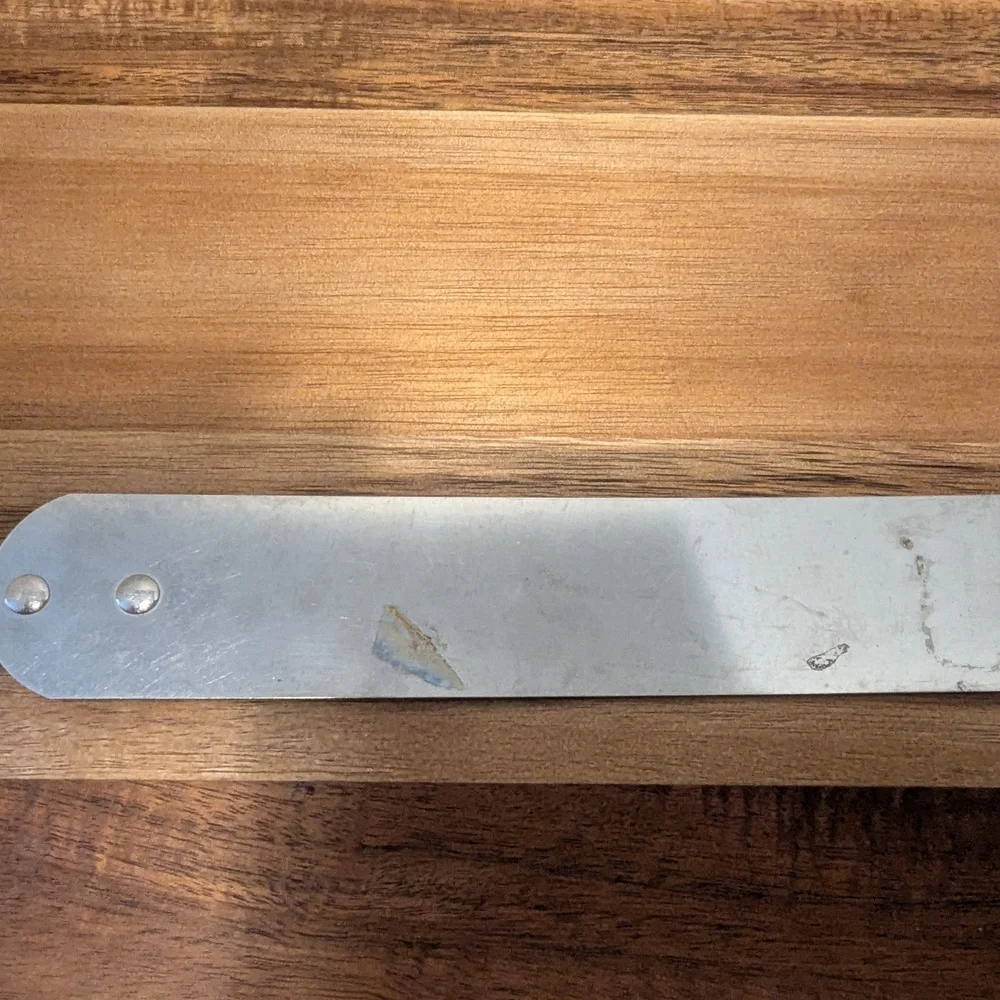 Ecko Vintage Yellow Handle Stainless Steel Spreader/Spatula